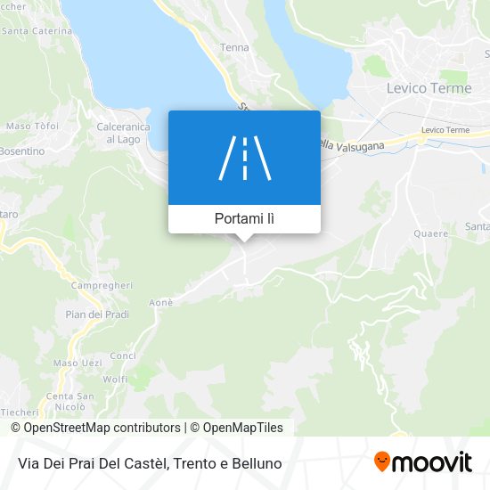 Mappa Via Dei Prai Del Castèl