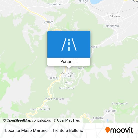 Mappa Località Maso Martinelli