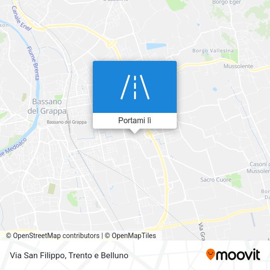 Mappa Via San Filippo