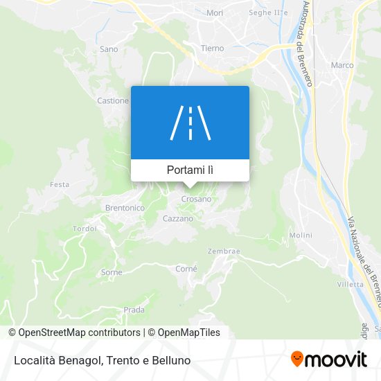 Mappa Località Benagol