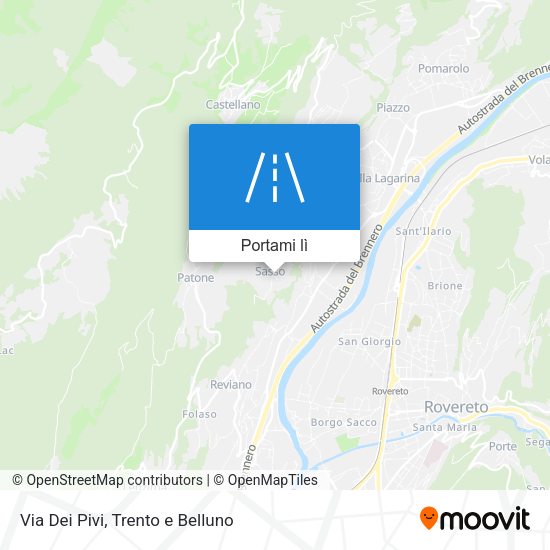 Mappa Via Dei Pivi