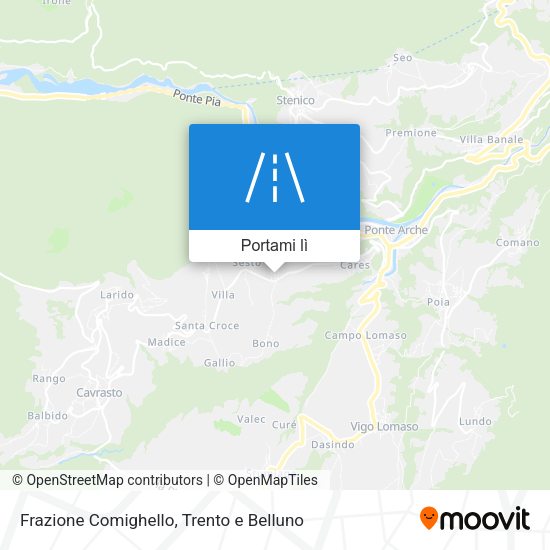 Mappa Frazione Comighello