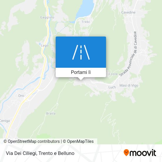 Mappa Via Dei Ciliegi