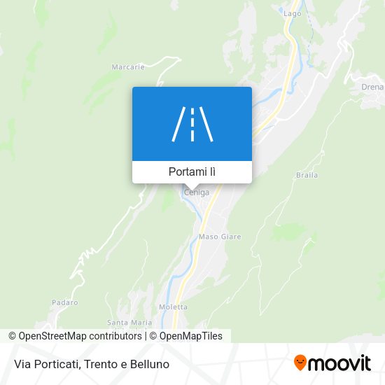 Mappa Via Porticati