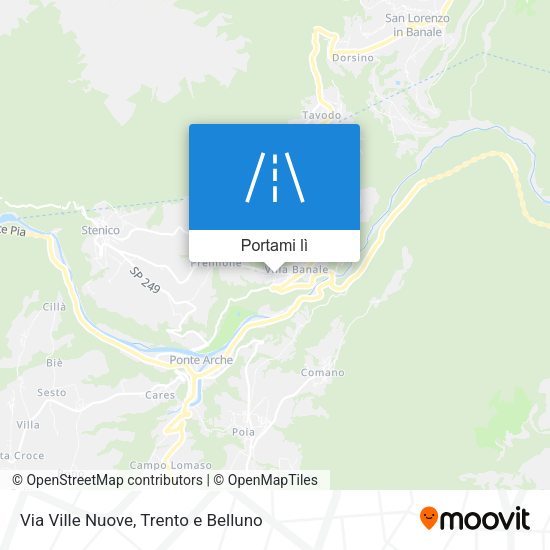 Mappa Via Ville Nuove