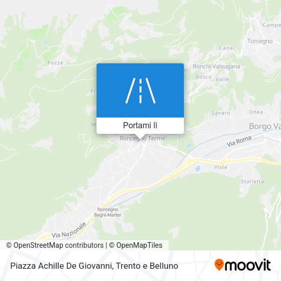 Mappa Piazza Achille De Giovanni