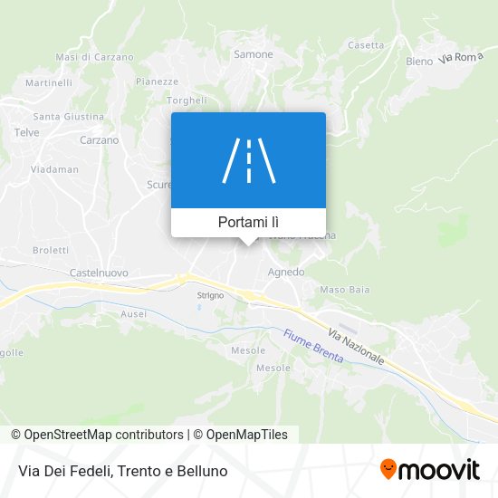 Mappa Via Dei Fedeli