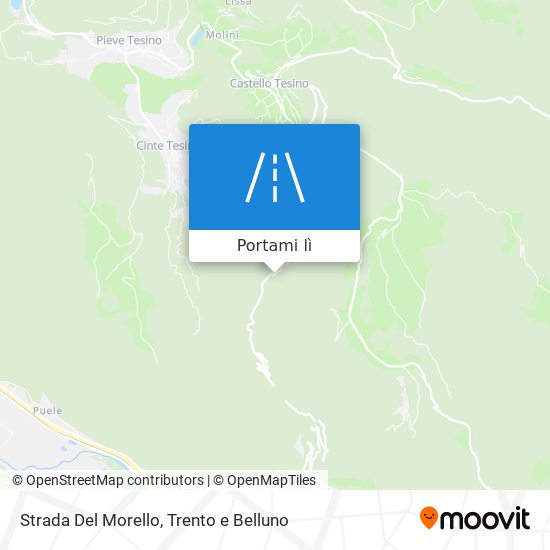 Mappa Strada Del Morello
