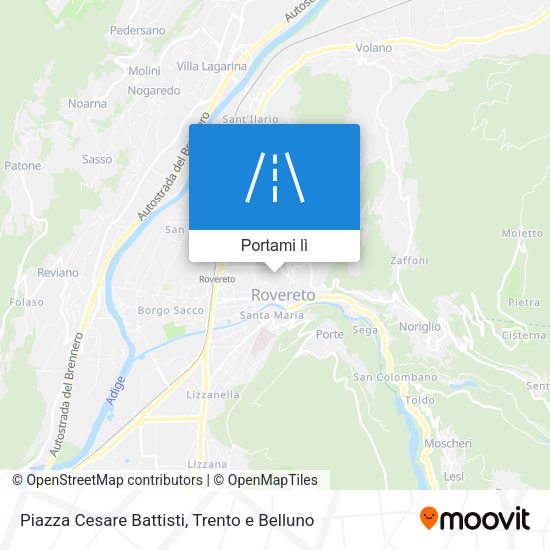 Mappa Piazza Cesare Battisti