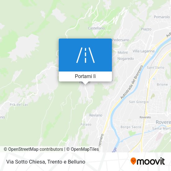 Mappa Via Sotto Chiesa