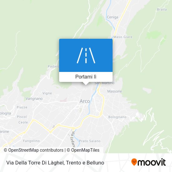 Mappa Via Della Torre  Di Làghel