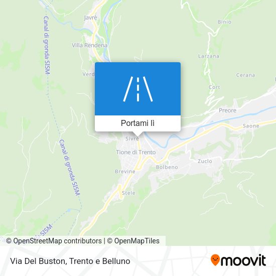 Mappa Via Del Buston