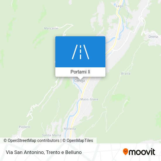 Mappa Via San Antonino