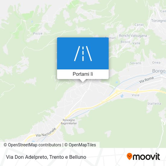 Mappa Via Don Adelpreto