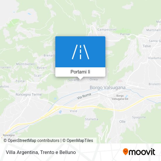 Mappa Villa Argentina