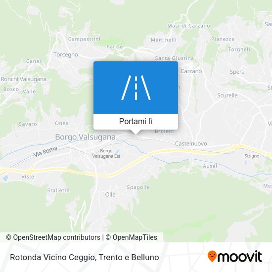 Mappa Rotonda Vicino Ceggio