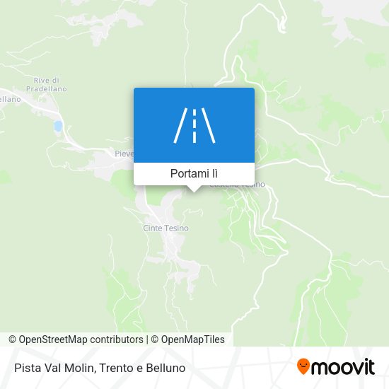 Mappa Pista Val Molin