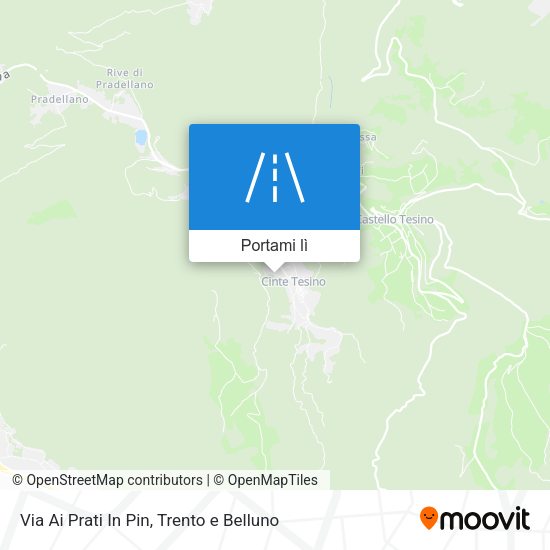 Mappa Via Ai Prati In Pin