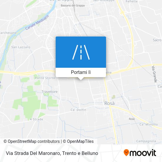 Mappa Via Strada Del Maronaro