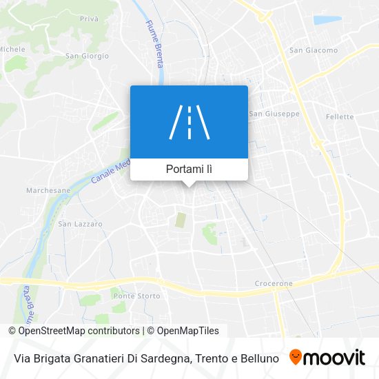 Mappa Via Brigata Granatieri Di Sardegna