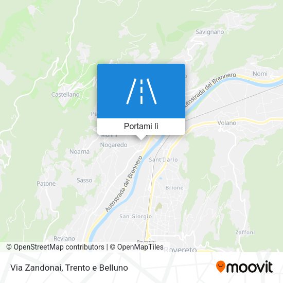Mappa Via Zandonai