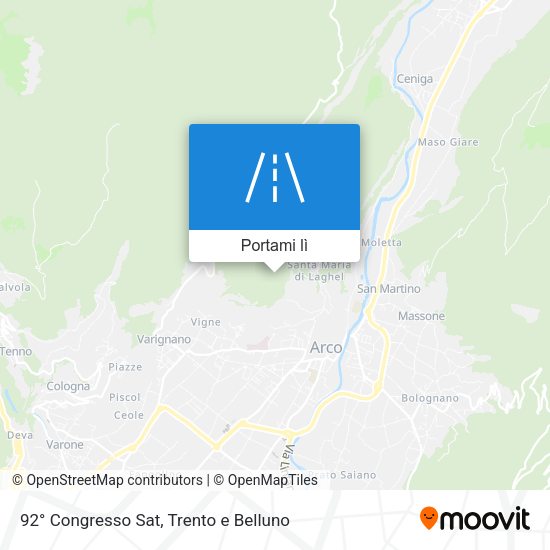 Mappa 92° Congresso Sat