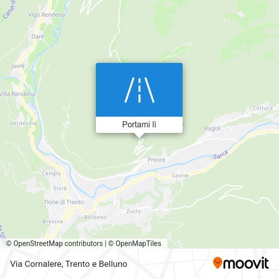 Mappa Via Cornalere