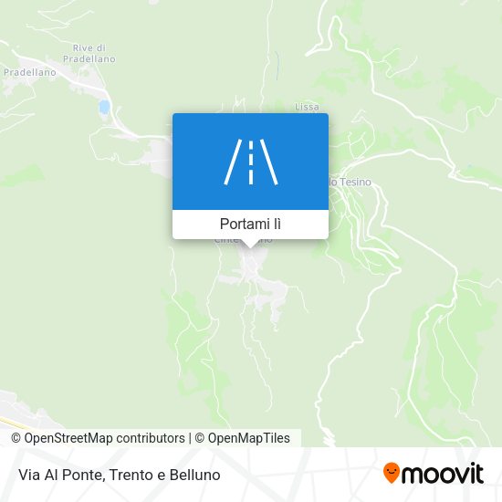 Mappa Via Al Ponte
