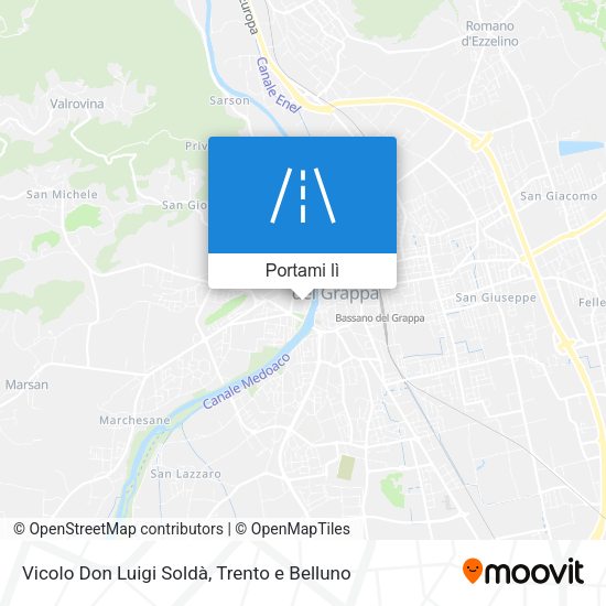 Mappa Vicolo Don Luigi Soldà