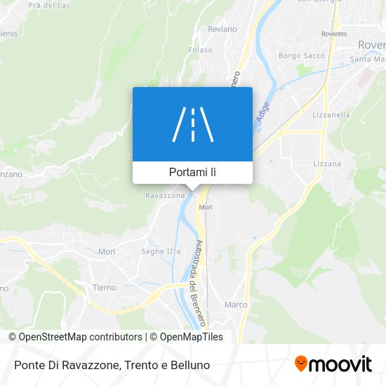 Mappa Ponte Di Ravazzone