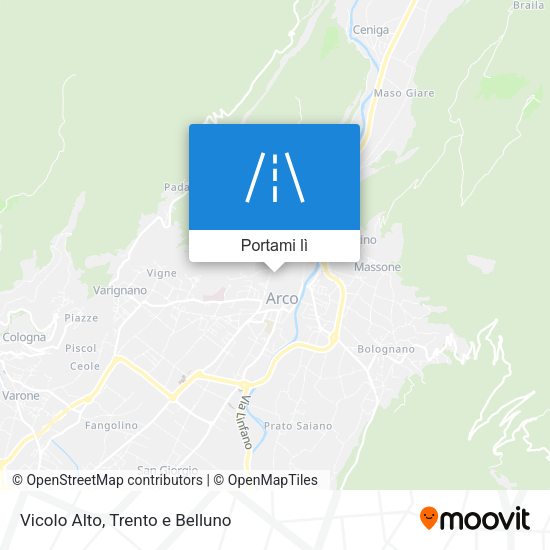 Mappa Vicolo Alto
