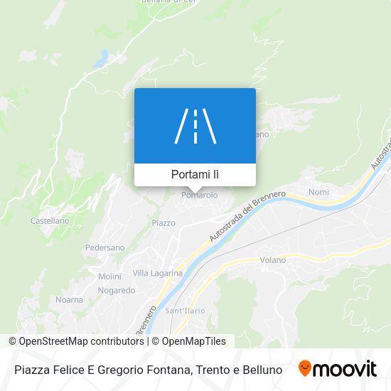 Mappa Piazza Felice E Gregorio Fontana