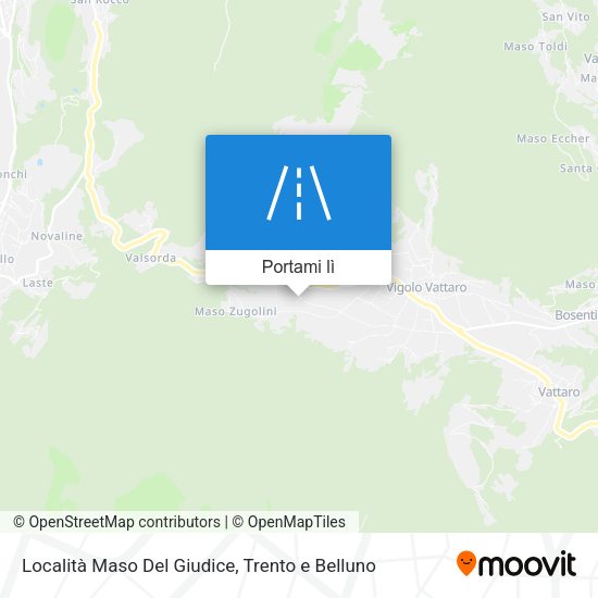 Mappa Località Maso Del Giudice