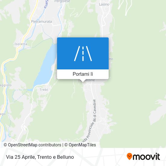 Mappa Via 25 Aprile