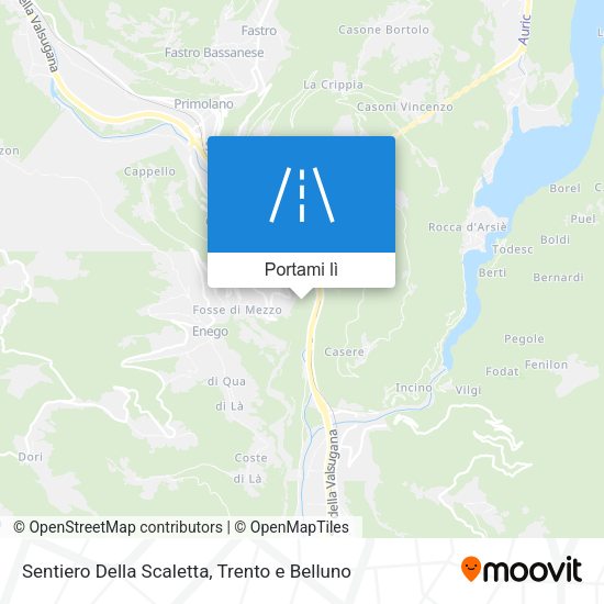 Mappa Sentiero Della Scaletta