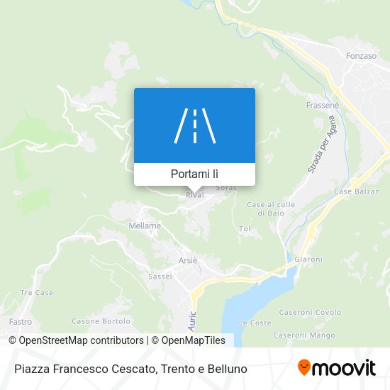 Mappa Piazza Francesco Cescato