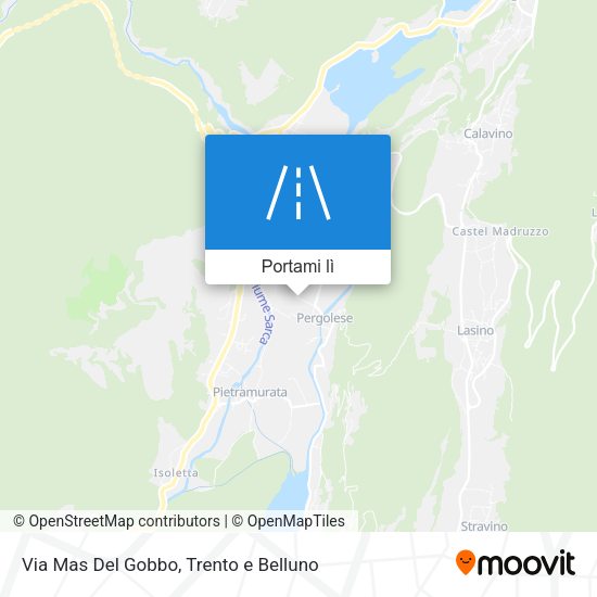 Mappa Via Mas Del Gobbo