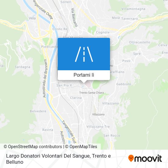 Mappa Largo Donatori Volontari Del Sangue
