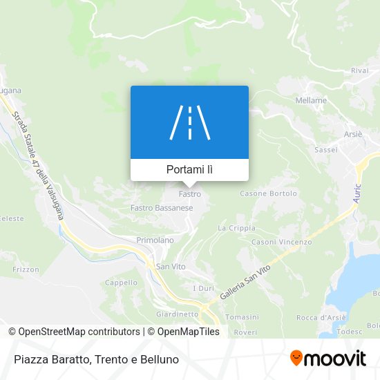 Mappa Piazza Baratto