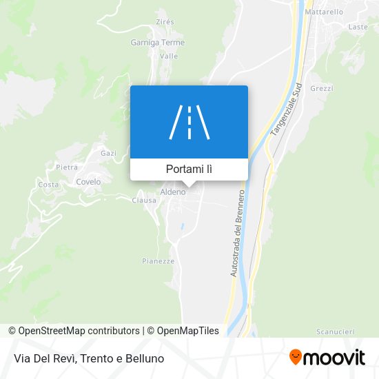 Mappa Via Del Revì