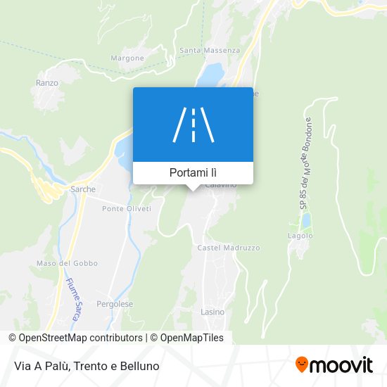 Mappa Via A Palù