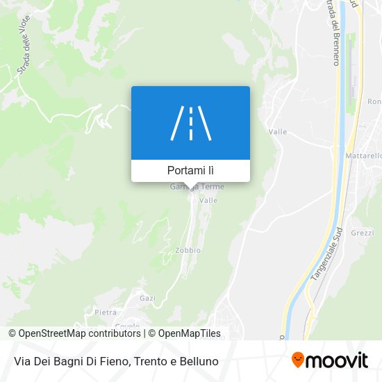 Mappa Via Dei Bagni Di Fieno
