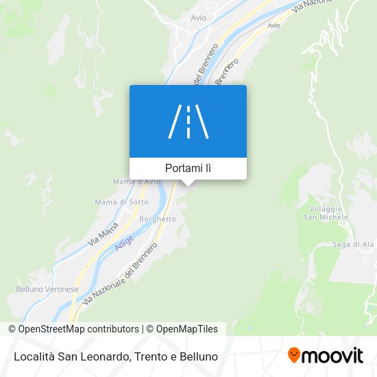Mappa Località San Leonardo