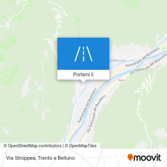 Mappa Via Stroppea