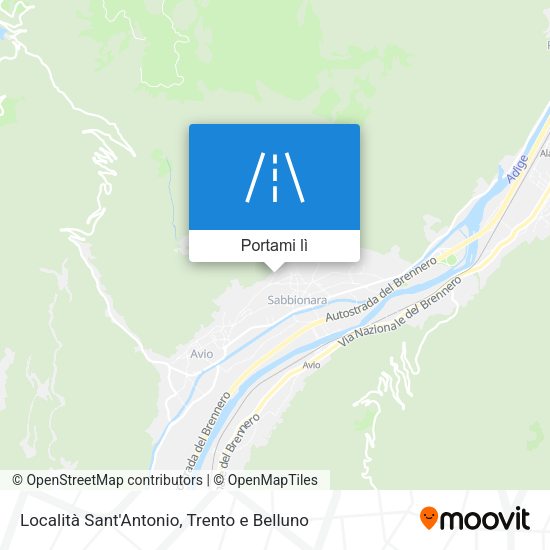 Mappa Località Sant'Antonio