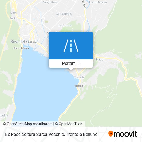 Mappa Ex Pescicoltura Sarca Vecchio