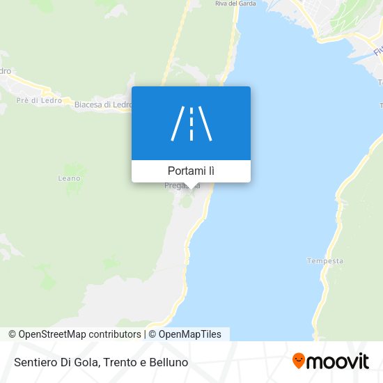 Mappa Sentiero Di Gola