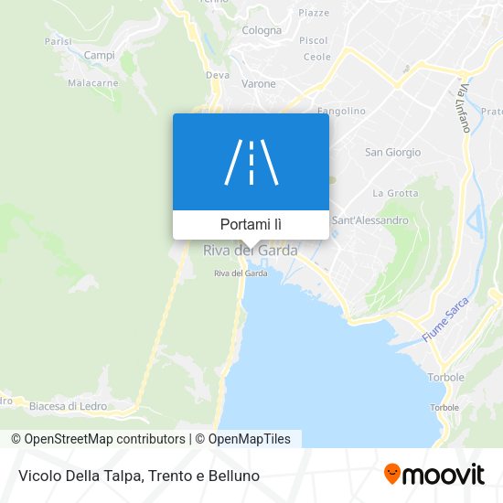 Mappa Vicolo Della Talpa