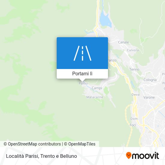 Mappa Località Parisi