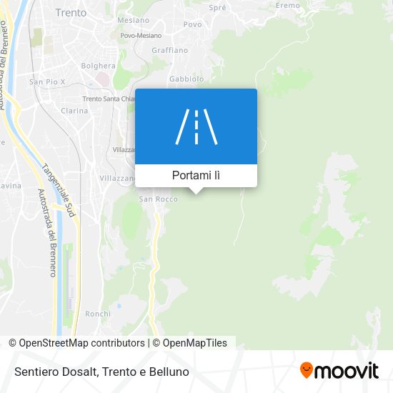 Mappa Sentiero Dosalt